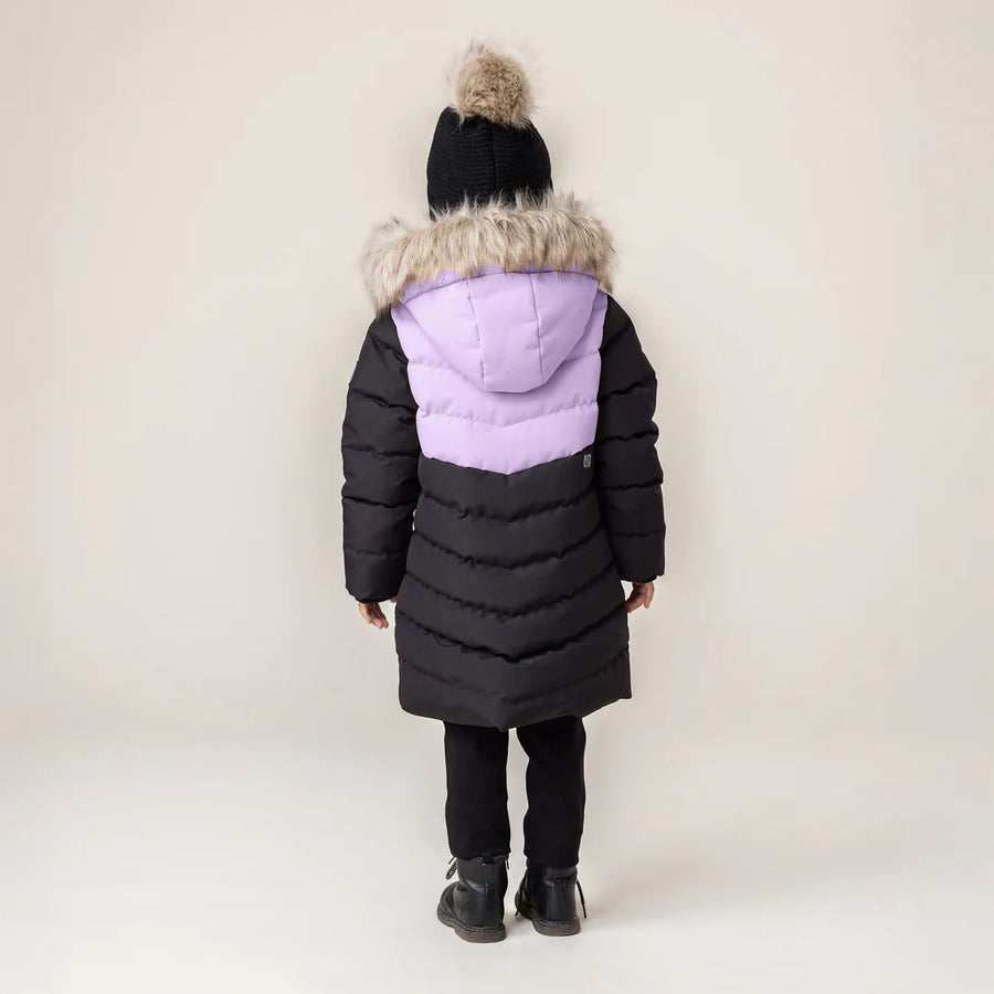 Girls Black Knit Beanie