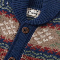 Vintage Fair Isle Shawl Collar Cardigan