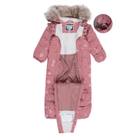 Sammie Baby Girl Pink One-Piece Snowsuit
