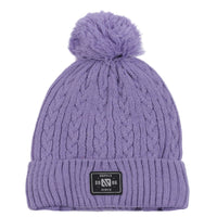 Lara Lilac Knitted Toque