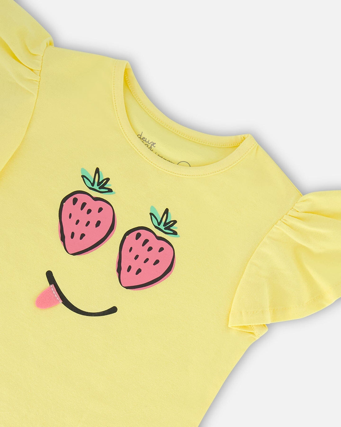 Organic Cotton Jersey Top Popcorn Yellow