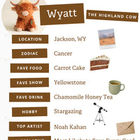 Sweetie Snuggles™ Plush - Wyatt the Highland Cow