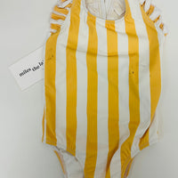 Sunny Yellow Strip Swimsuit - 12-8M