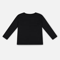 Long Sleeve T-Shirt With Print Black