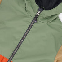 3-In-1 Mid-Season Outerwear Set Gray, Beige, Orange, And Sage