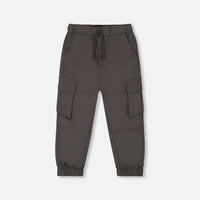 Parachute Cargo Pocket Jogger Pants Dark Gray