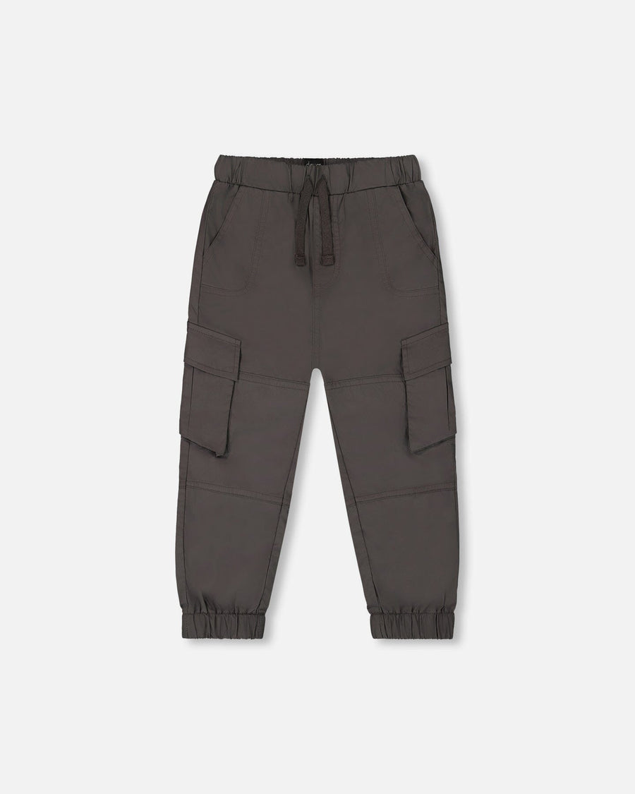 Parachute Cargo Pocket Jogger Pants Dark Gray