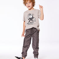 Parachute Cargo Pocket Jogger Pants Dark Gray