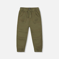 Stretch Twill Jogger Pant Dark Olive Green