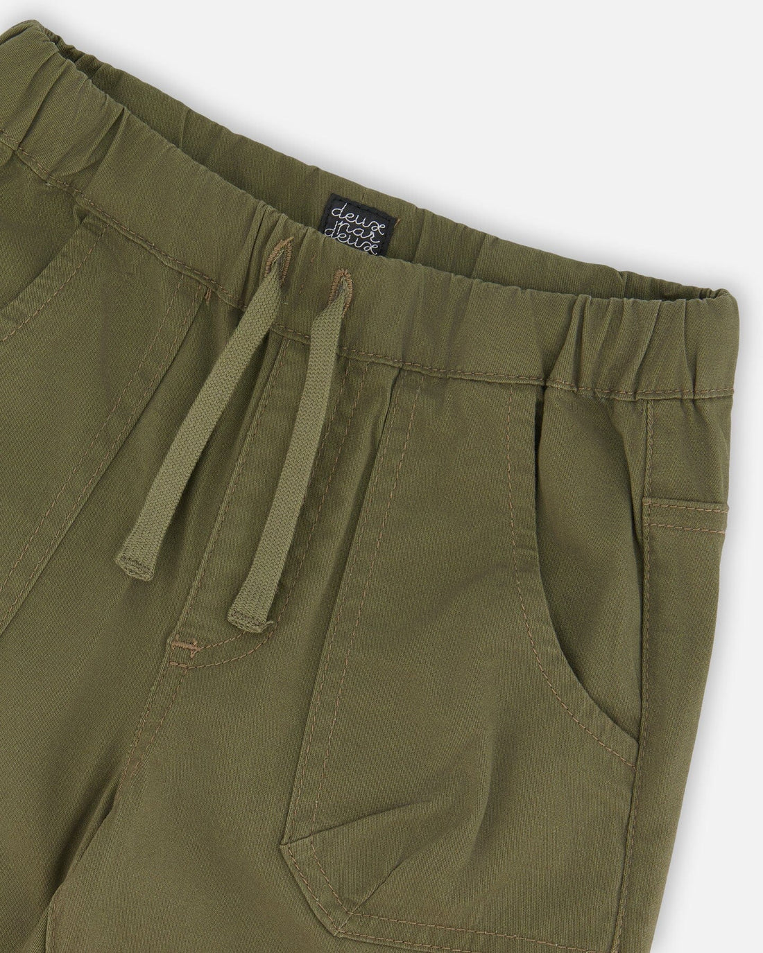Stretch Twill Jogger Pant Dark Olive Green