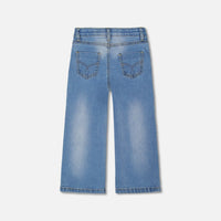 Wide Leg Jeans Denim Blue