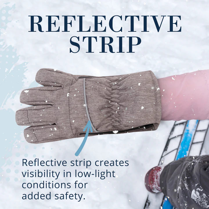 Winter & Ski Glove powered by ZIPGLOVE™TECHNOLOGY | Grey