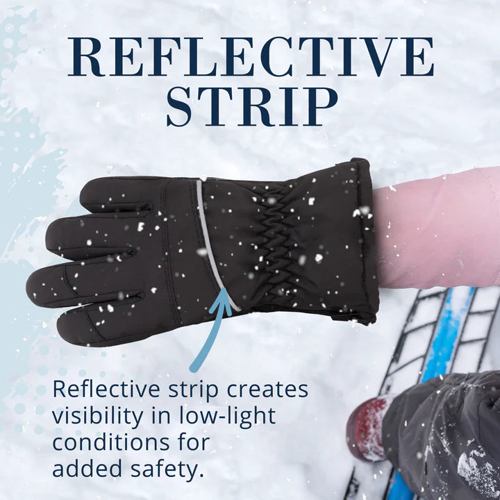 Winter & Ski Glove powered by ZIPGLOVE™TECHNOLOGY |Black