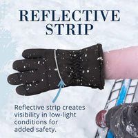 Winter & Ski Glove powered by ZIPGLOVE™TECHNOLOGY |Black