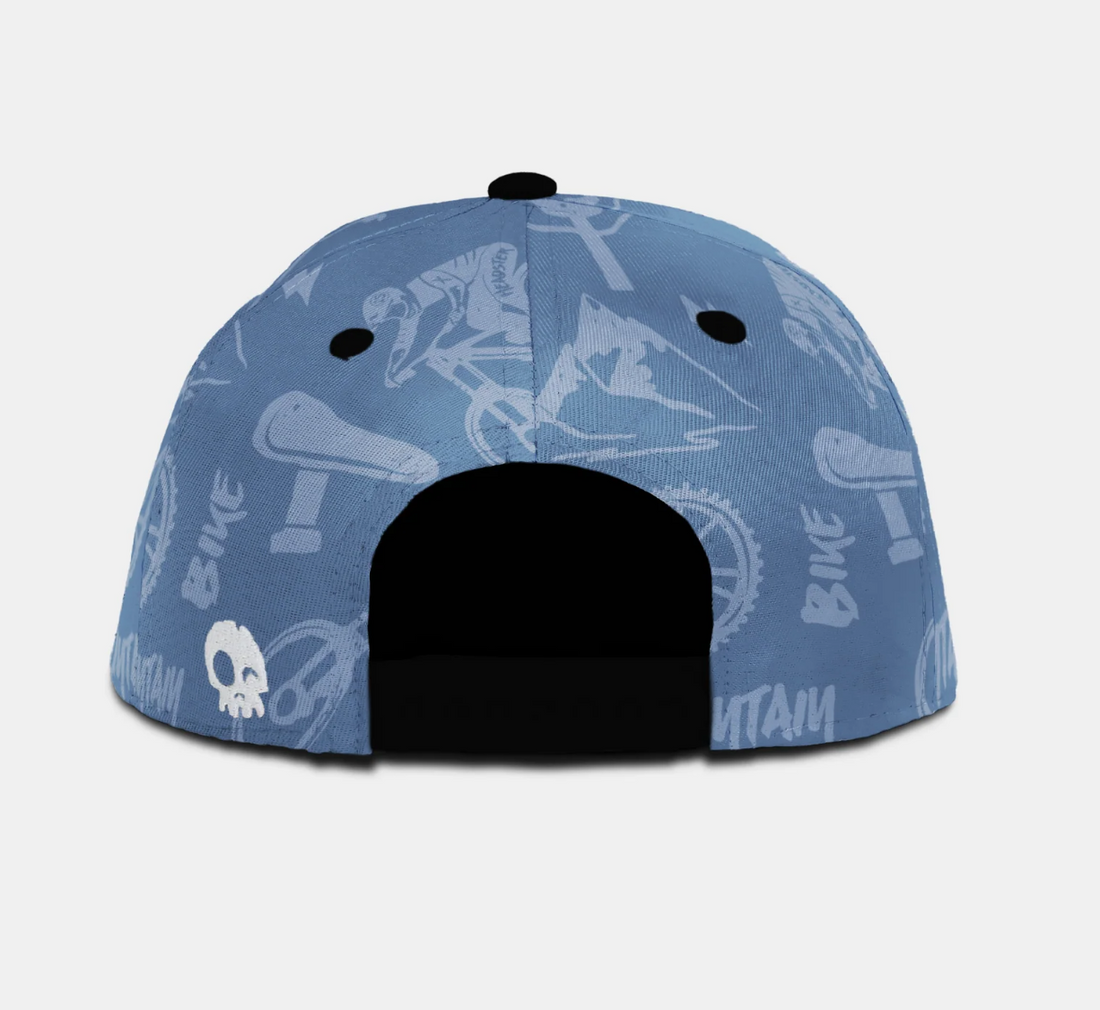 Gnarly Ride Snapback - Blue Fog