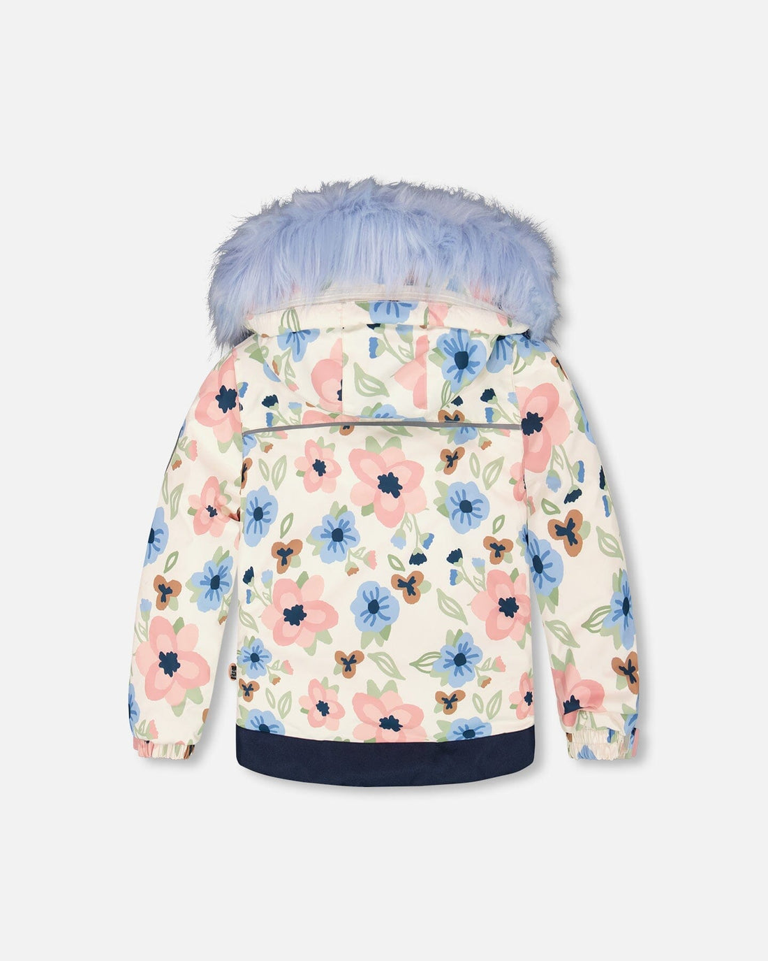 Two-Piece Discover Snowsuit With Printed Jacket Light Blue