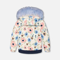 Two-Piece Discover Snowsuit With Printed Jacket Light Blue