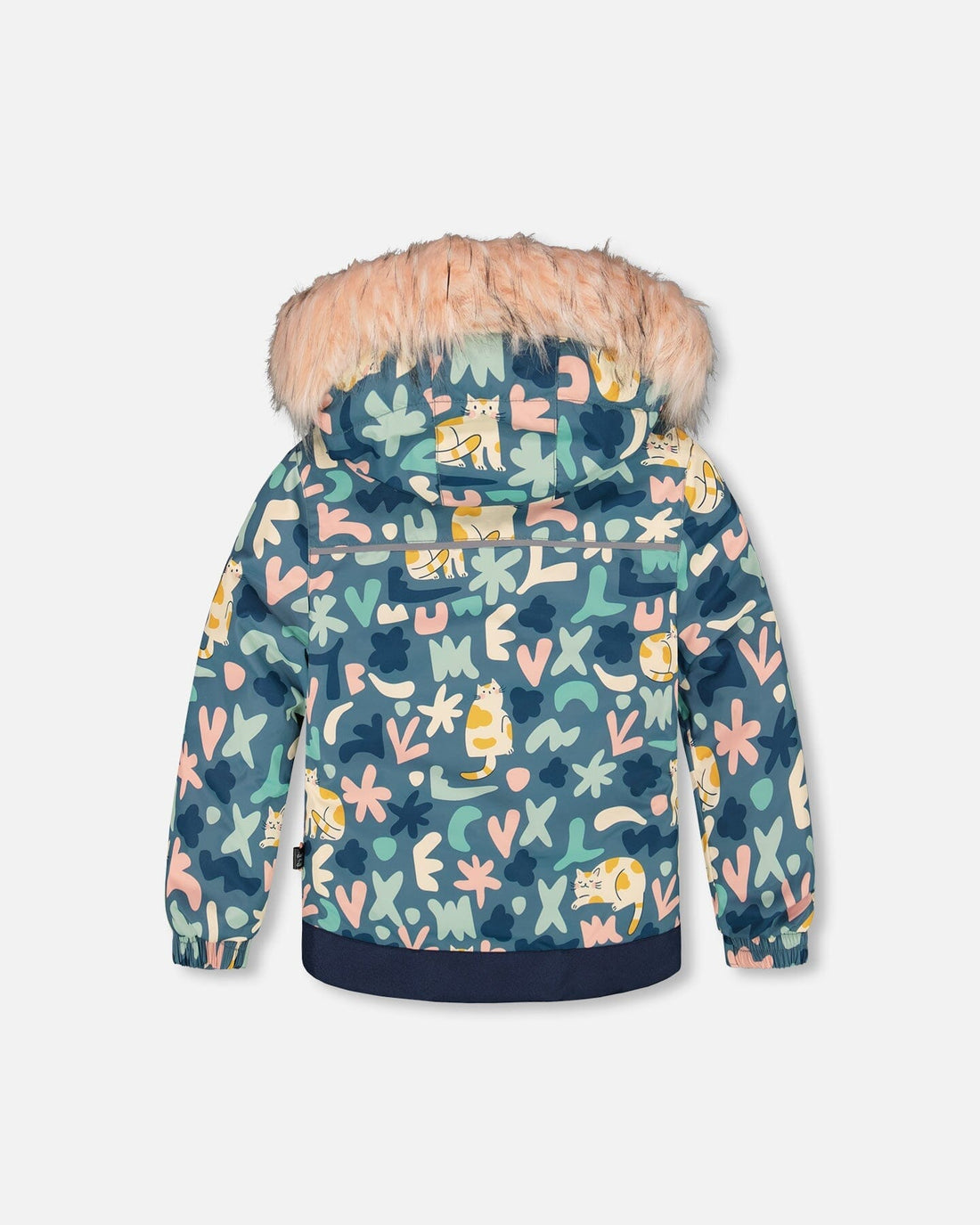 Two-Piece Discover Snowsuit With Printed Jacket Dusty Pink