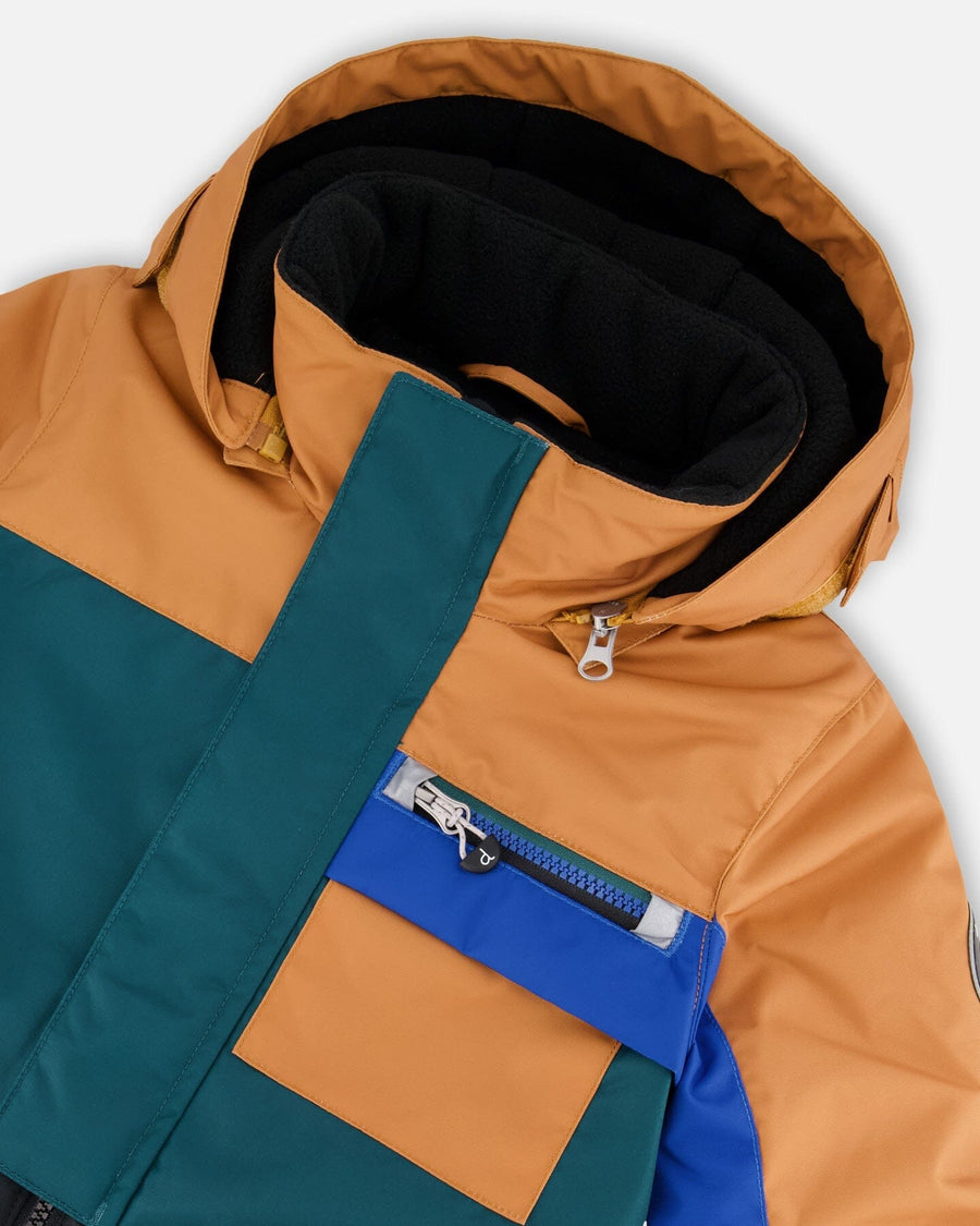 One-Piece Play Snowsuit Colorblocked And Black