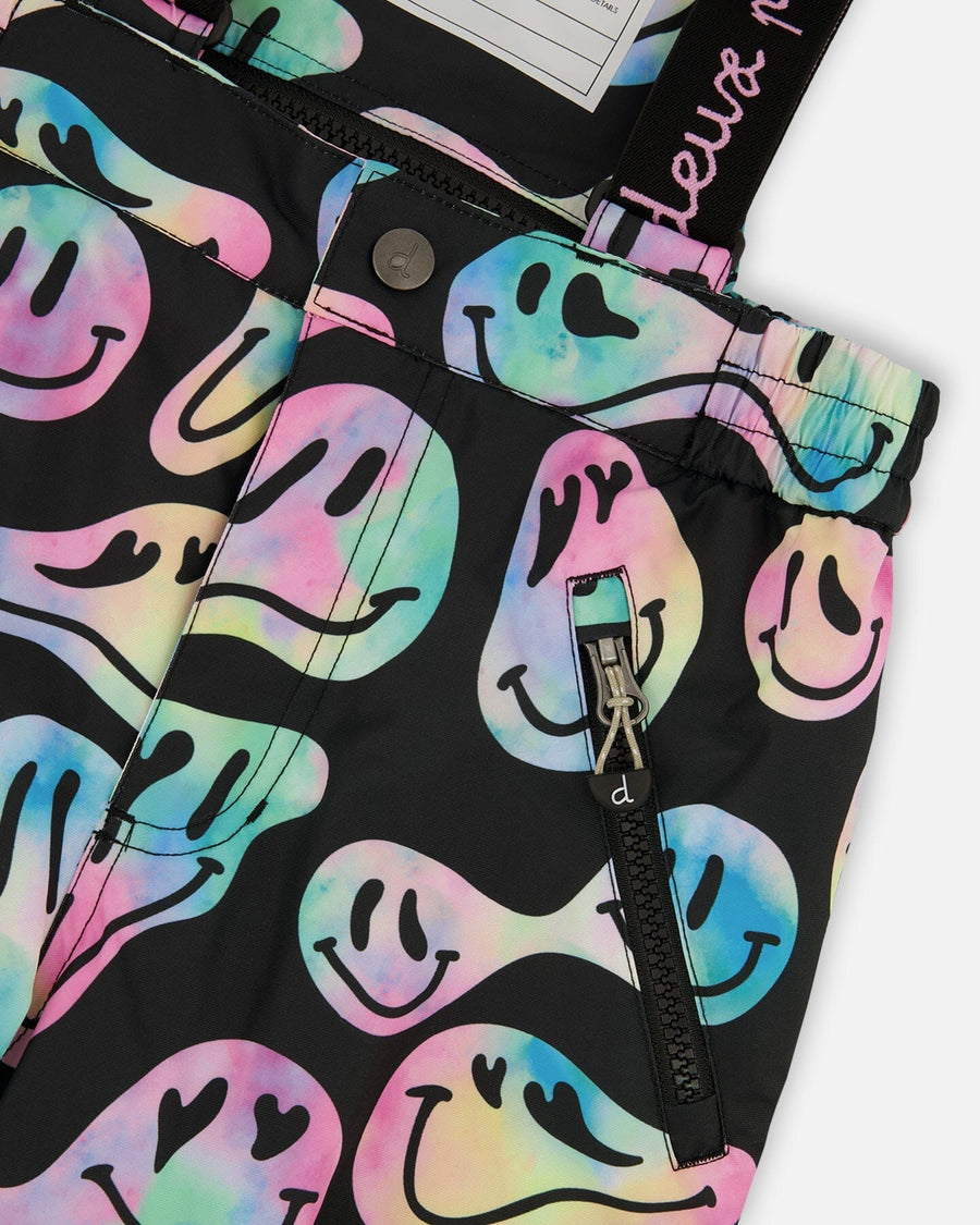 Two-Piece Play Snowsuit Smiley Face Girl