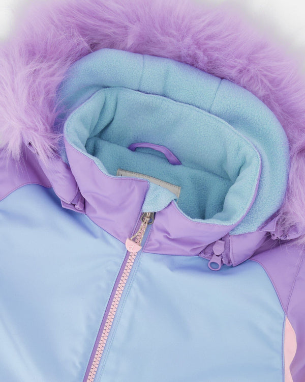 Two-Piece Play Snowsuit Purple Geo