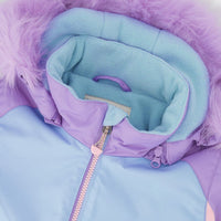 Two-Piece Play Snowsuit Purple Geo