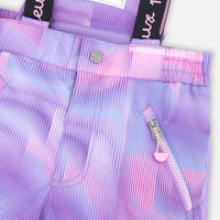 Two-Piece Play Snowsuit Purple Geo