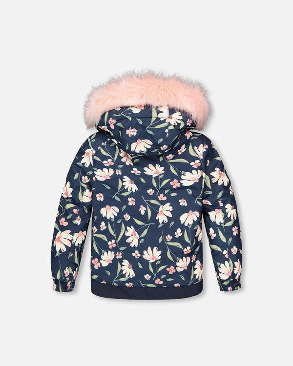 Two-Piece Play Snowsuit Flower Print