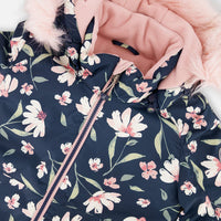 Two-Piece Play Snowsuit Flower Print
