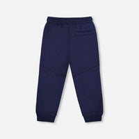 Fleece Sweatpants With Pockets Navy Blue