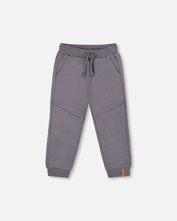 Fleece Sweatpants With Pockets Dark Gray