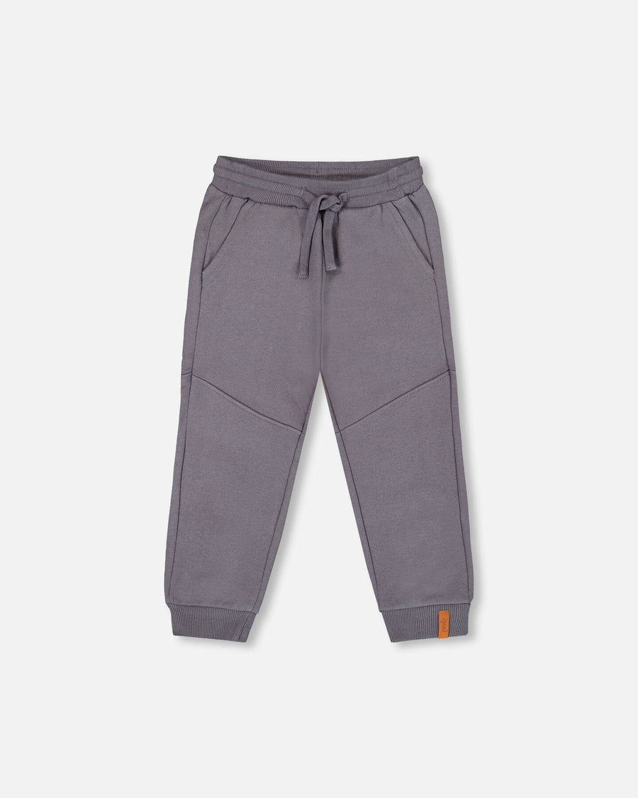Fleece Sweatpants With Pockets Dark Gray