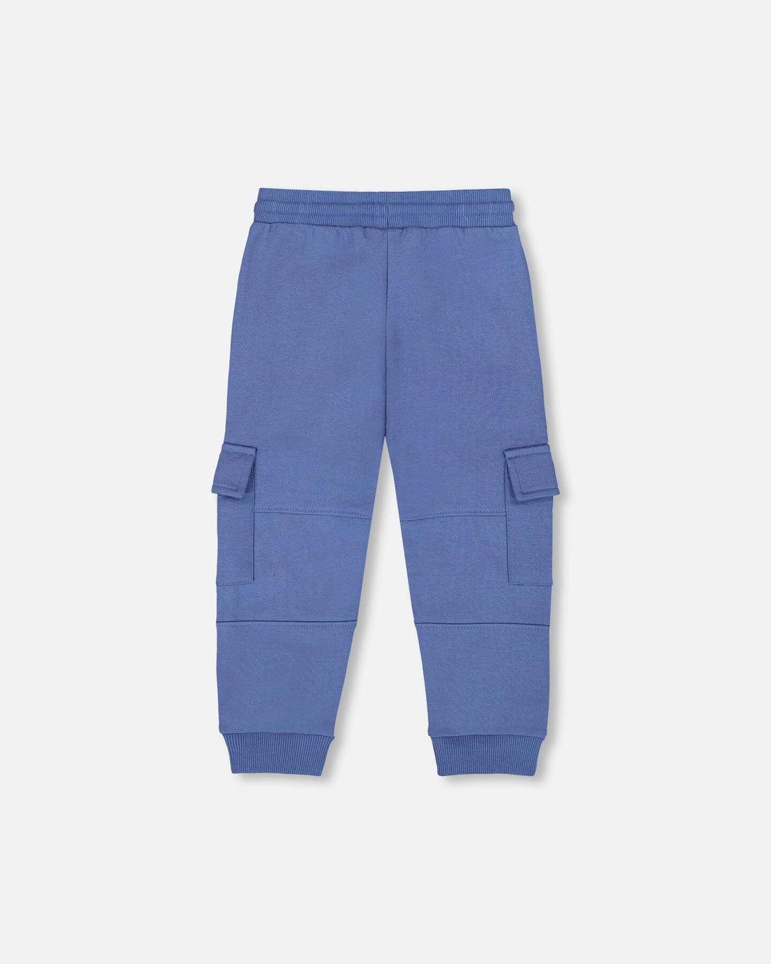 Fleece Sweatpants With Cargo Pockets Blue