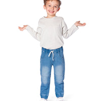 Organic Cotton Jersey Pocket T-Shirt Heather Beige Gray