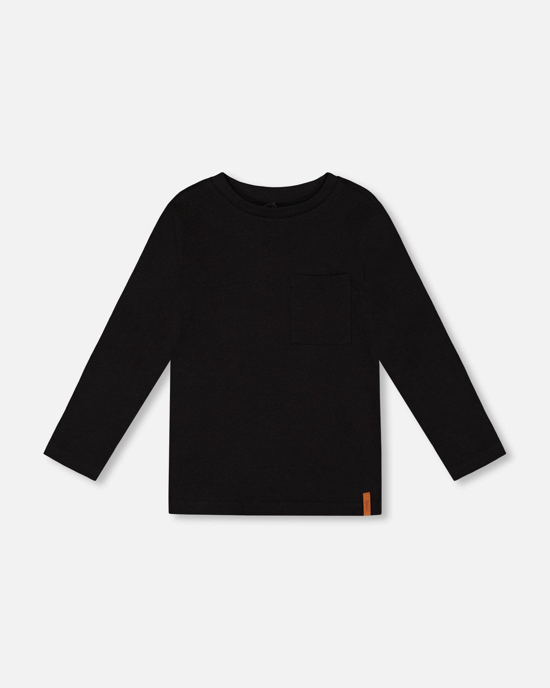 Organic Cotton Jersey Pocket T-Shirt Black
