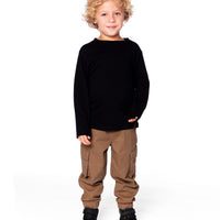 Organic Cotton Jersey Pocket T-Shirt Black