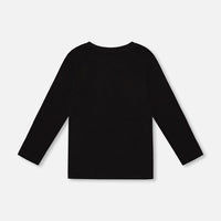 Organic Cotton Jersey Pocket T-Shirt Black