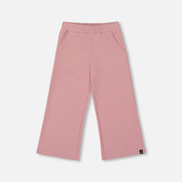 Waffle Flare Leg Pants Dusty Pink