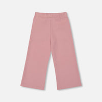 Waffle Flare Leg Pants Dusty Pink