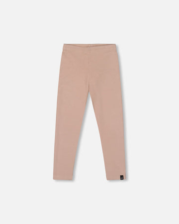 Super Soft Ribbed Leggings Light Caramel