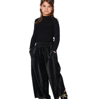 Super Soft Ribbed Mock Neck Top Black