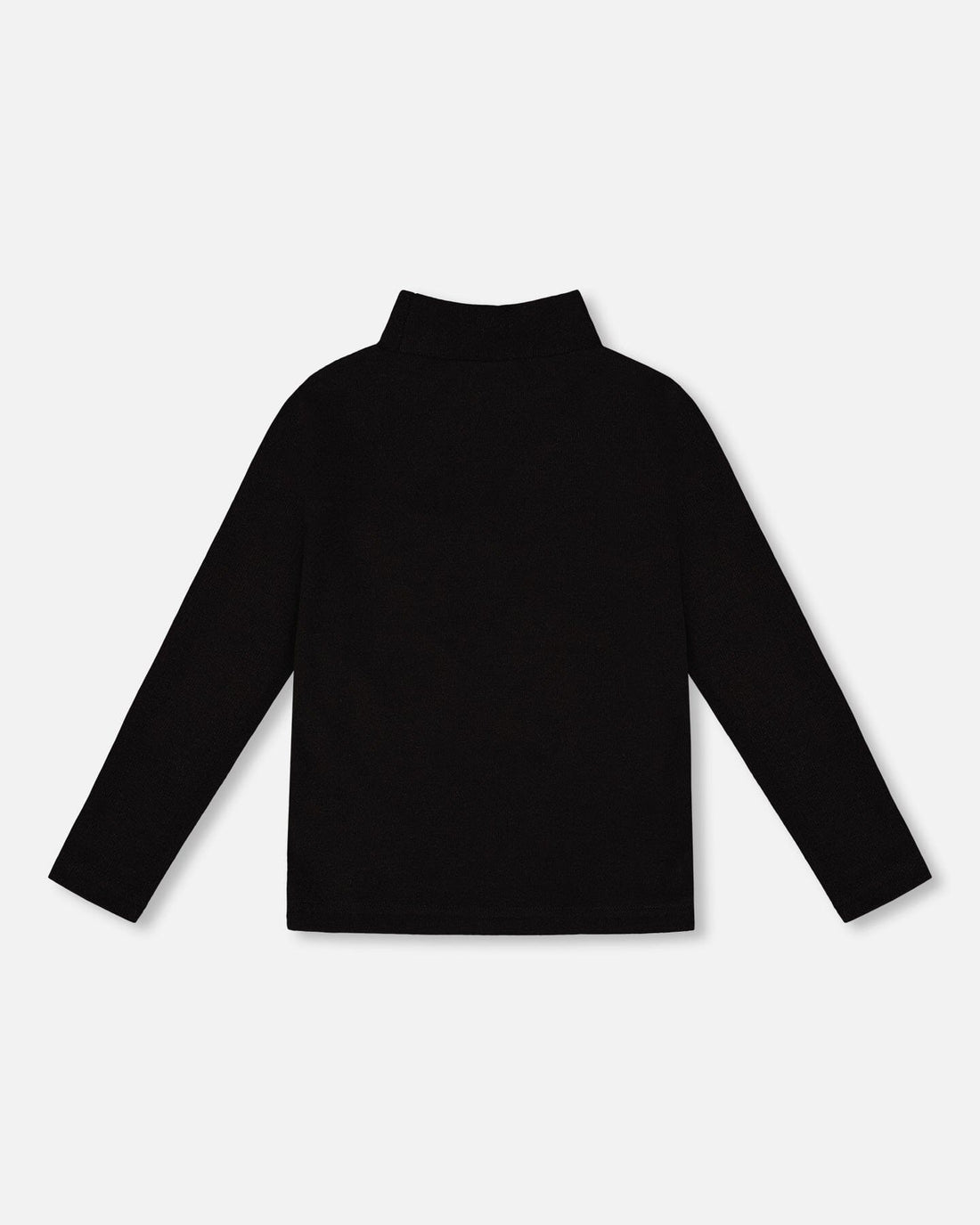 Super Soft Ribbed Mock Neck Top Black