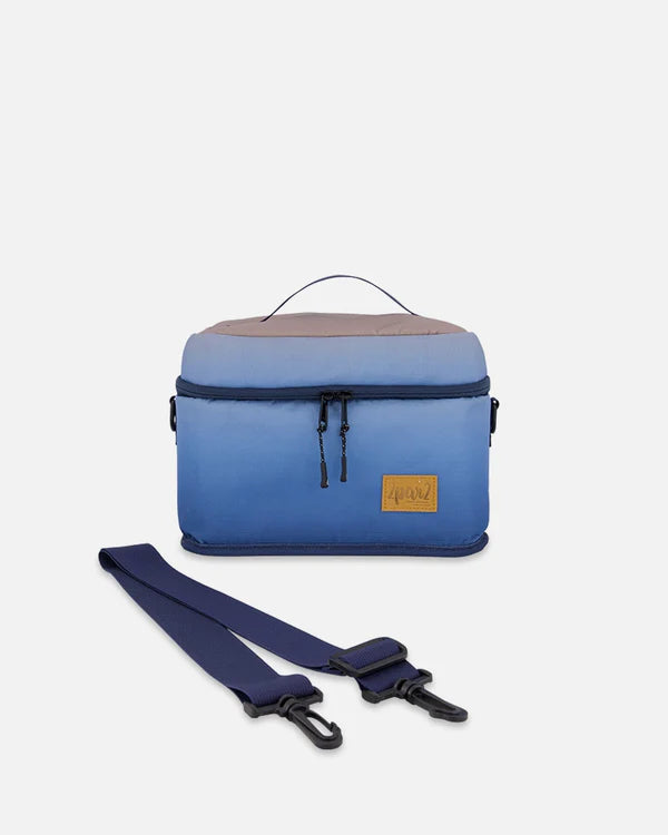 Lunch Box Blue and Beige Gradient