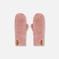 Mid-Season Knit Mittens Dusty Pink