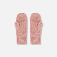 Mid-Season Knit Mittens Dusty Pink