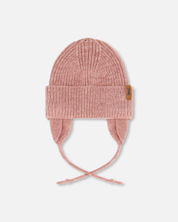 Baby Mid-Season Knit Hat Dusty Pink