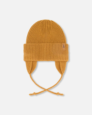 Baby Mid-Season Knit Hat Brown Pecan