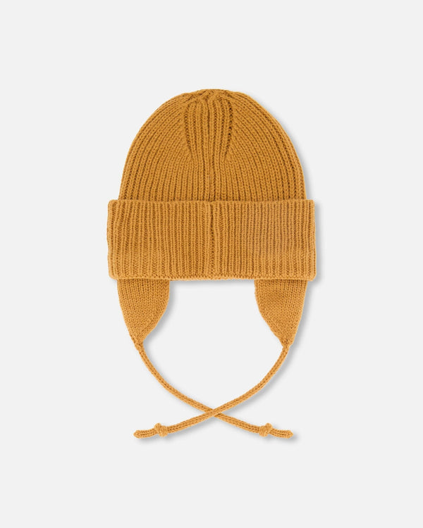 Baby Mid-Season Knit Hat Brown Pecan