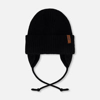 Baby Mid-Season Knit Hat Black