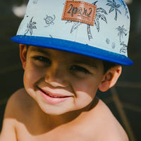 Cap Blue Beach Print